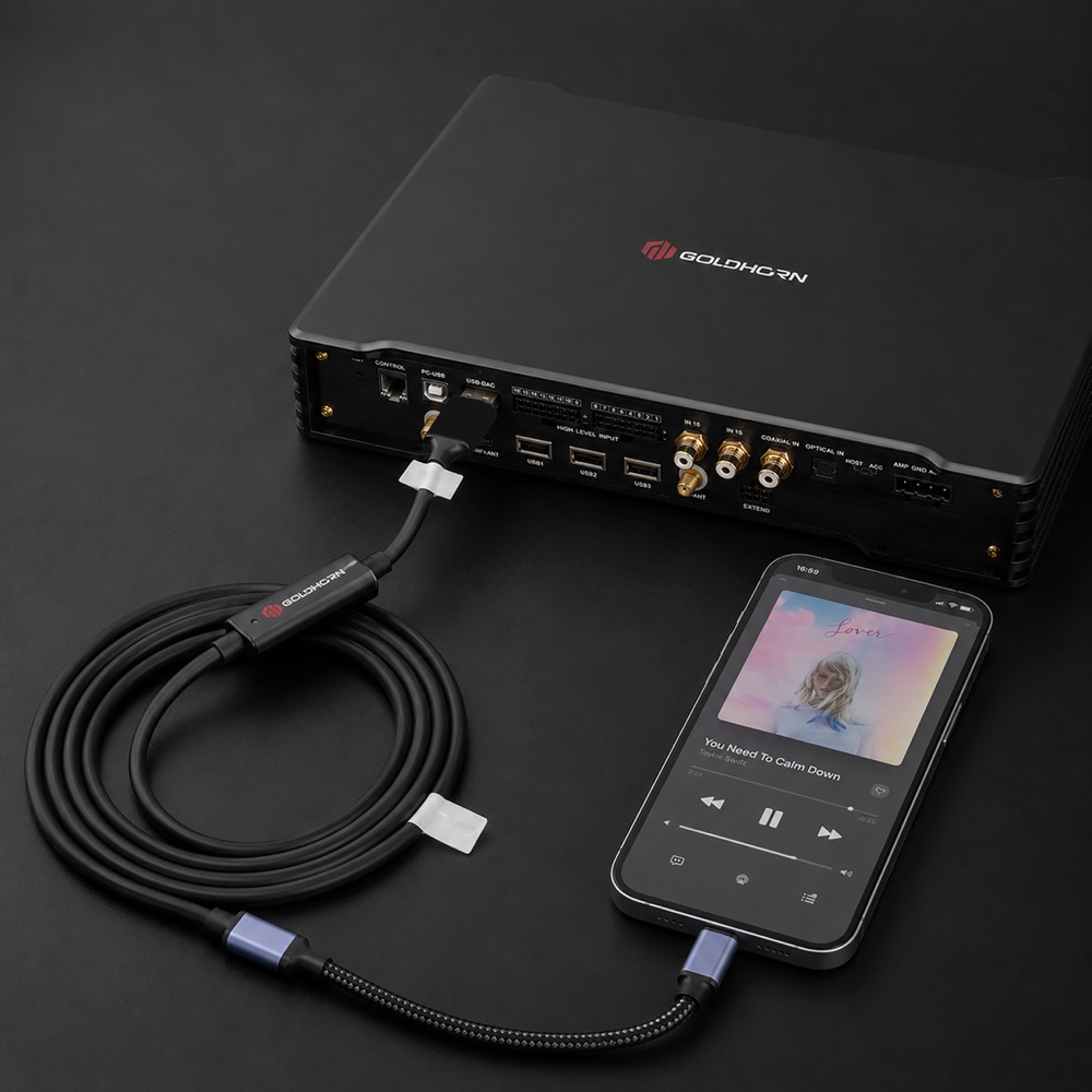 Goldhorn Car-Specific USB-OTG Audio Adapter Cable 專車 USB-OTG 音訊轉接線 圖 2